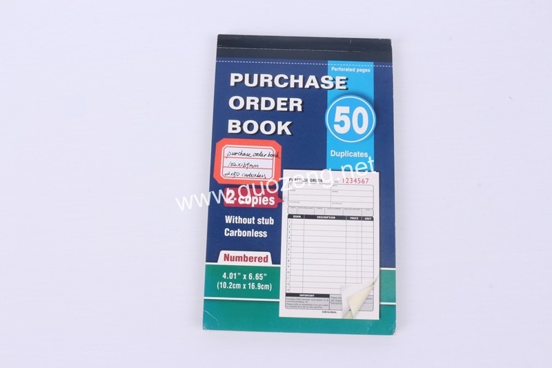 PURCHASE ORDER BOOK
